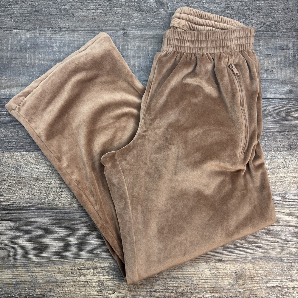 SKIMS Velour Track Pants Sienna Women's Small Flaw